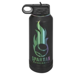 Water Bottle - Prismatic Black - 32oz